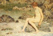 Henry Scott Tuke, Cupid and Sea Nymphs